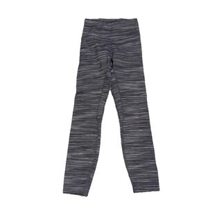 Lululemon Align Crop 21" Gray And Black Striped Size 4